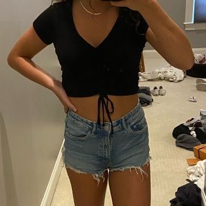 Garage Cinched middle Tshirt